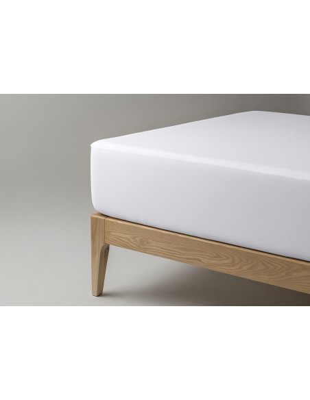 Drap Housse et Protège-matelas RESPIRA VELFONT coloris blanc